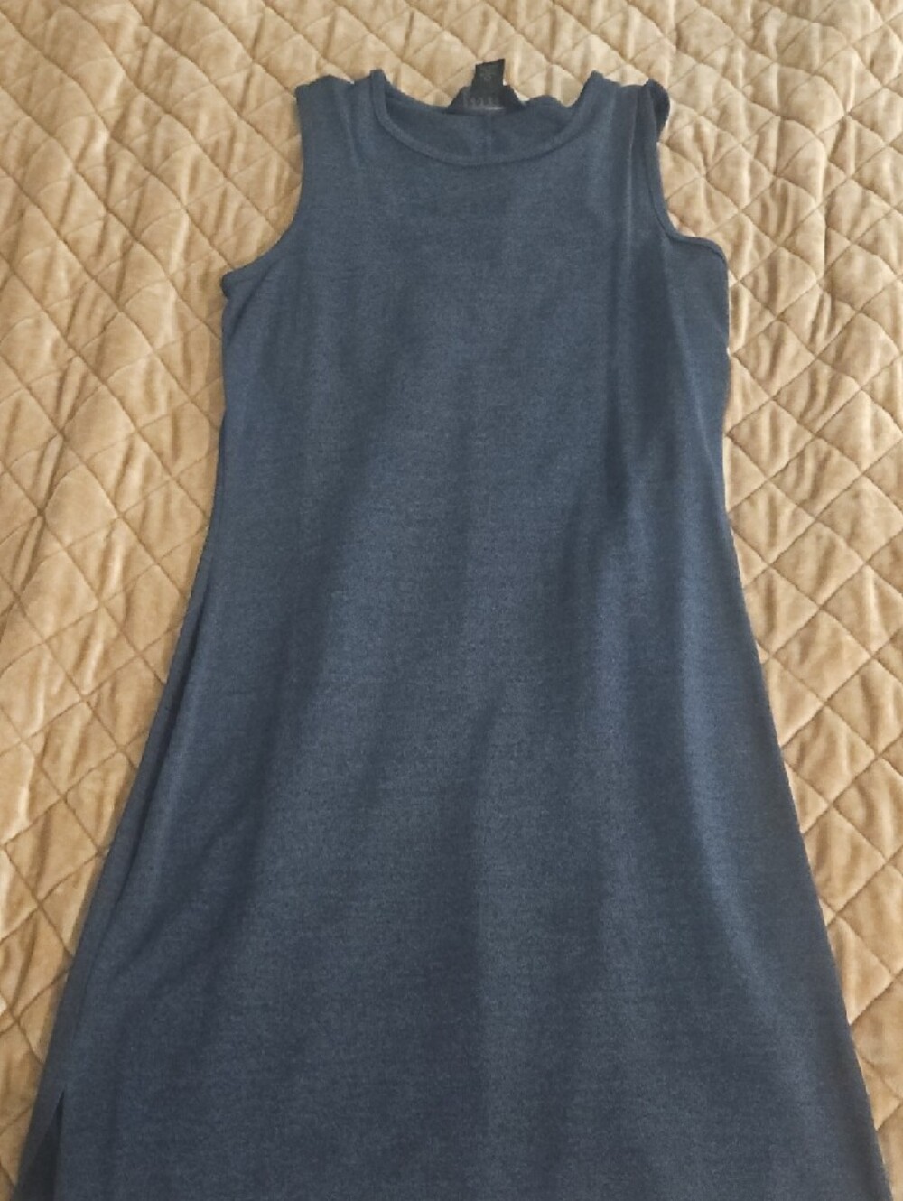 Express Dark Navy Sleeveless Midi Tank Dress